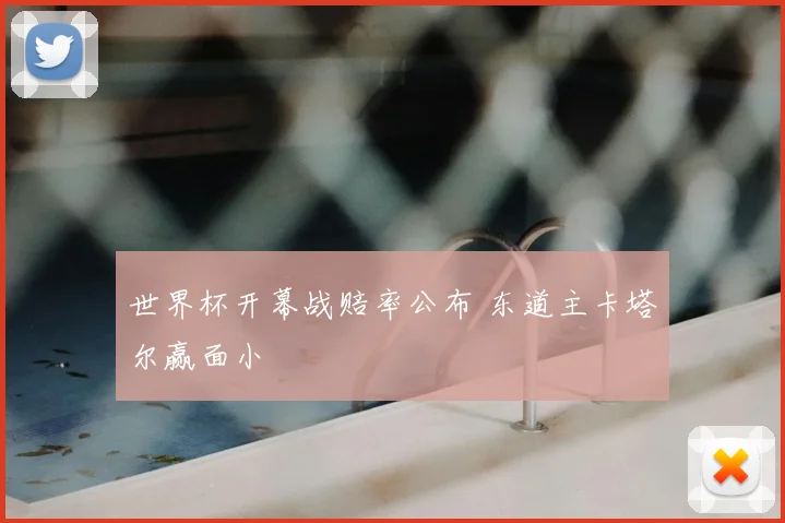 世界杯开幕战赔率公布 东道主卡塔尔赢面小